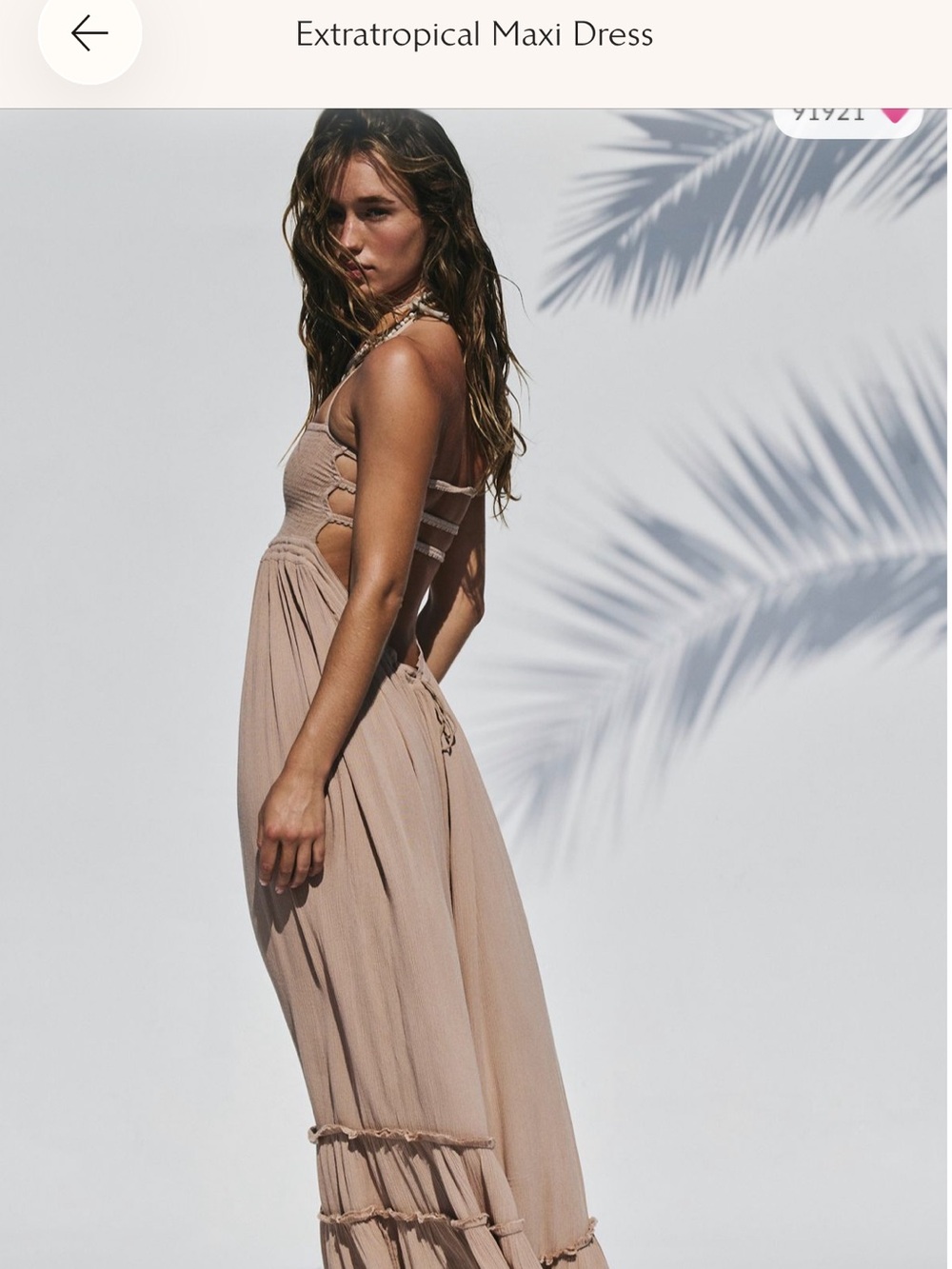 Free People Teal Extratropical Maxi Dress - Picture 2 of 5